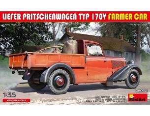 MINIART MIN38060 LIEFER PRITSCHENWAGEN TYP 170V FARMER KIT 1:35 Modellino