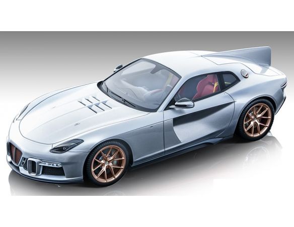 TECNOMODEL TMD18270C TOURING SUPERLEGGERA AERO3 2021 MET.SILVER 1:18 Modellino