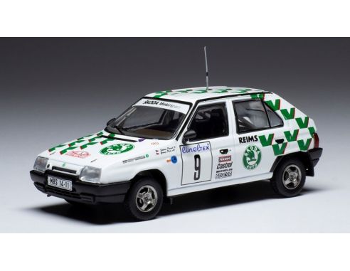 IXO MODEL RAC414A SKODA FAVORIT N.9 RALLY MONTE CARLO 1993 SIBERA/GROSS 1:43 Modellino