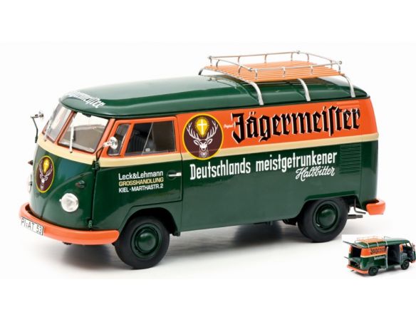SCHUCO SH450026900 VW T1b MHL JAGERMEISTER 1:18 Modellino