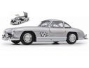 SCHUCO SH450045200 MERCEDES 300 SL GULLWING SILVER (BLUE INTERIOR) 1:18 Modellino