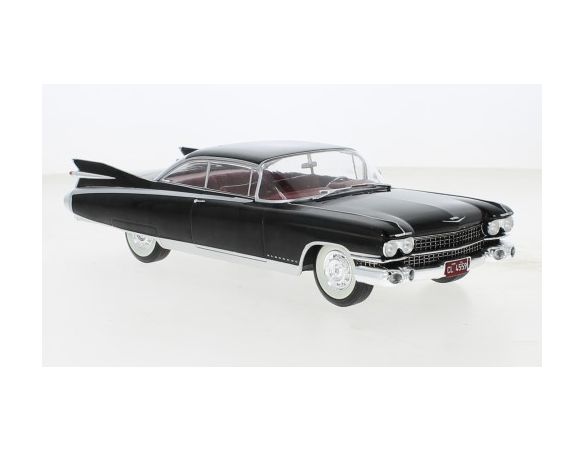 WHITEBOX WB124145 CADILLAC ELDORADO 1959 BLACK 1:24 Modellino
