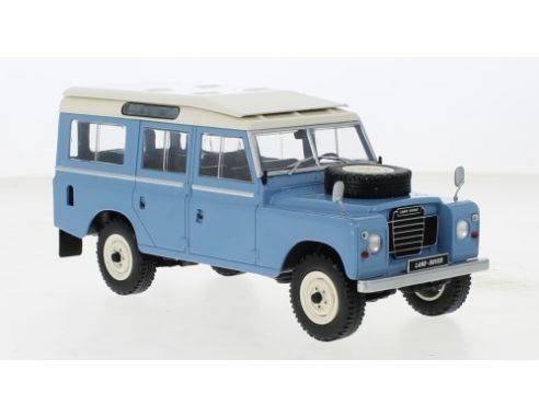 WHITEBOX WB124150 LAND ROVER SEIRE III 109 1980 LIGHT BLUE 1:24 Modellino