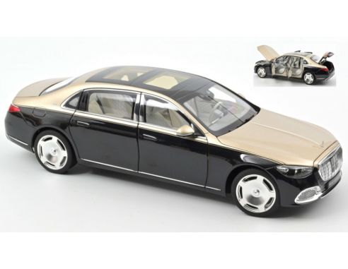 NOREV NV183917 MERCEDES MAYBACH S 680 4MATIC 2021 GOLD MET./BLACK MET.1:18 Modellino