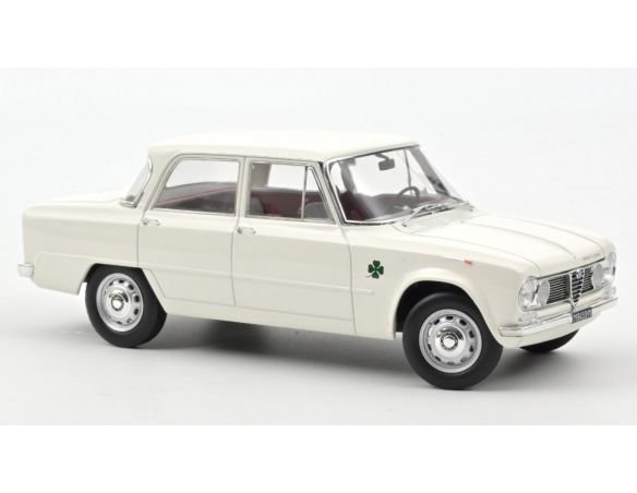 NOREV NV187970 ALFA ROMEO GIULIA Ti SUPER 1963 WHITE 1:18 Modellino