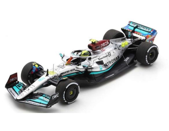 SPARK MODEL S8536 MERCEDES F1 LEWIS HAMILTON 2022 N.44 MIAMI GP 1:43 Modellino