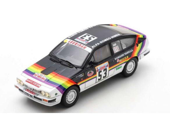 SPARK MODEL S9350 ALFA ROMEO GTV6 N.53 TOUR DE CORSE 1982 Y.LOUBET-R.TOUTAFOND ALEMANY Modellino