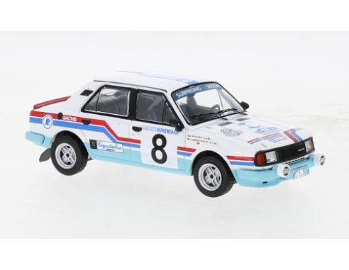 IXO MODEL RAC408A SKODA 130L N.8 RALLY BOHEMIA 1988 KRECEK/MOTL 1:43 Modellino