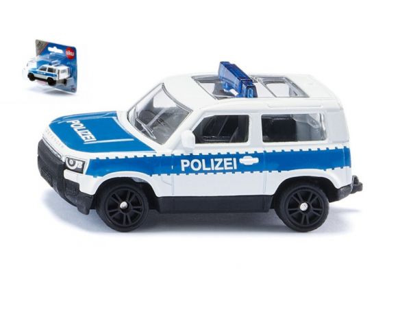 SIKU SK1569 LAND ROVER POLIZIA BLISTER 78x36x35 Modellino