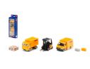 SIKU SK6335 MEZZI CORRIERE DHL PLAYSET mm 296x110x48 Modellino