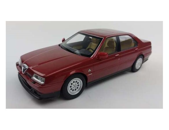 TRIPLE 9 T9-1800324 ALFA ROMEO 164 Q4 1994 RED METALLIC/BEIGE INTERIOR 1:18 Modellino