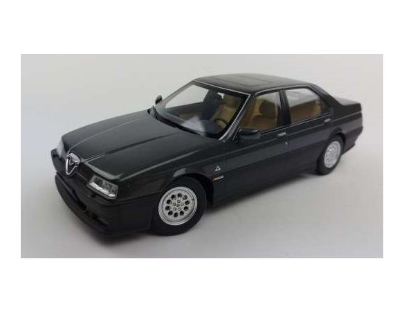 TRIPLE 9 T9-1800325 ALFA ROMEO 164 Q4 1994 DARK GREY METALLIC/BEIGE INTERIOR 1:18 Modellino
