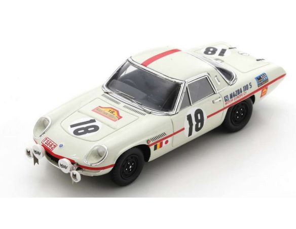 SPARK MODEL S2860 MAZDA 110S N.18 84 H NURBURGRING 1968 KOGA-KATAYAMA-KATAKURA 1:43 Modellino