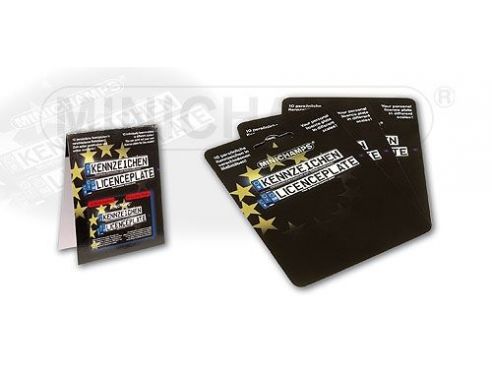 MINICHAMPS KAT100000 TARGHE AUTOMOBILISTICHE MINICHAMPS Modellino