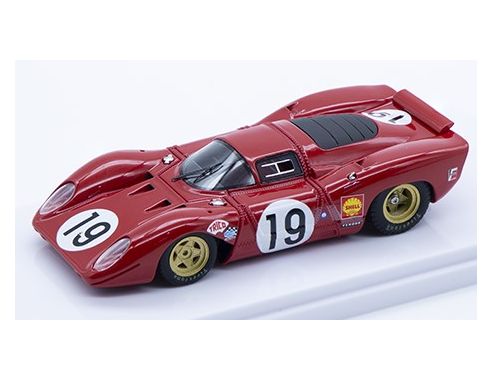 TECNOMODEL TMD43005C FERRARI 312 COUPE P N.19 LE MANS 1969 AMON/SCHETTY 1:43 Modellino