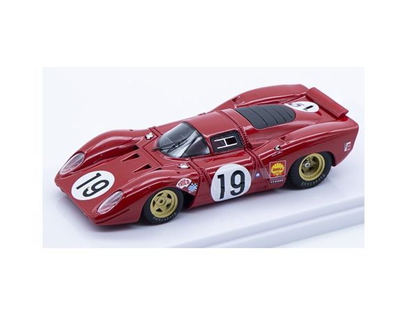 TECNOMODEL TMD43005C FERRARI 312 COUPE P N.19 LE MANS 1969 AMON/SCHETTY 1:43 Modellino