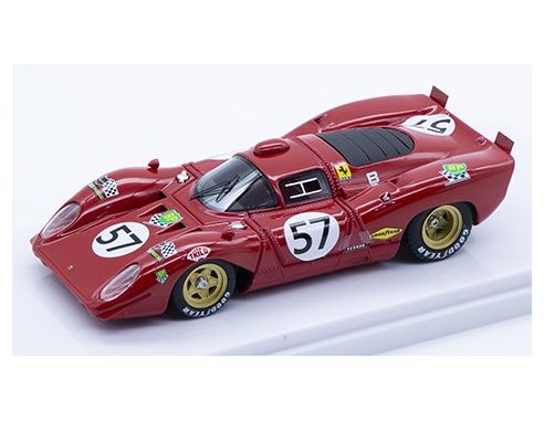 TECNOMODEL TMD43005F FERRARI 312 COUPE P N.57 LE MANS 1970 ADAMOWICZ/PARSON 1:43 Modellino