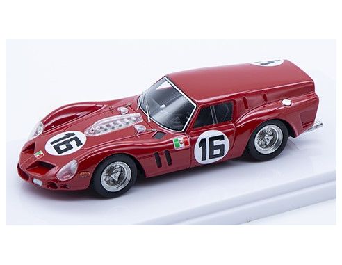 TECNOMODEL TMD4302B FERRARI 250 GT BREAD.N.16 SCUDERIA SERENISS.LE MANS 1962 ABATE/DAVIS1:43 Modellino