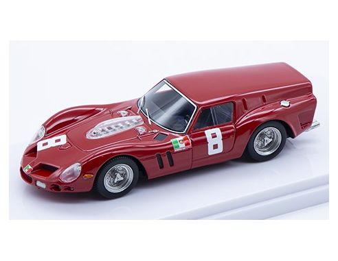 TECNOMODEL TMD4302E FERRARI 250 BREADVAN N.8 WINNER BRANDS HATCH 1962 C.ABATE 1:43 Modellino