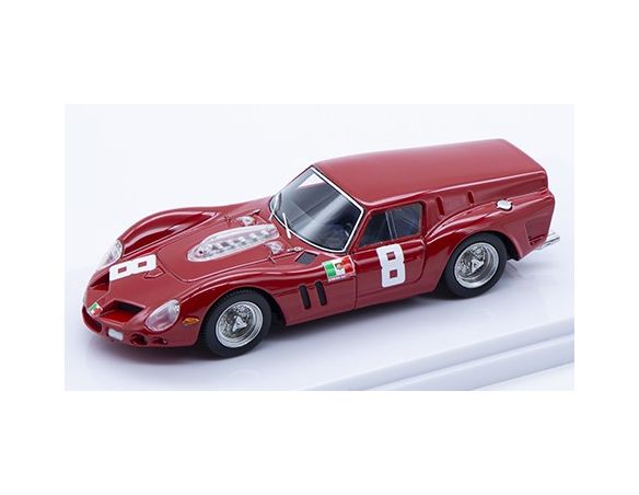 TECNOMODEL TMD4302E FERRARI 250 BREADVAN N.8 WINNER BRANDS HATCH 1962 C.ABATE 1:43 Modellino
