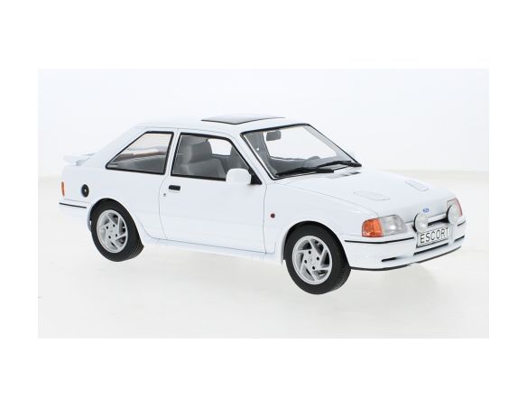 MODELCARGROUP MCG18271 FORD ESCORT MK IV RS TURBO S2 1990 WHITE 1:18 Modellino