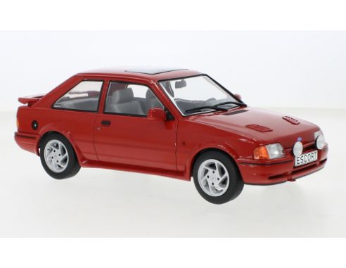 MODELCARGROUP MCG18273 FORD ESCORT MK IV RS TURBO S2 1990 RED 1:18 Modellino