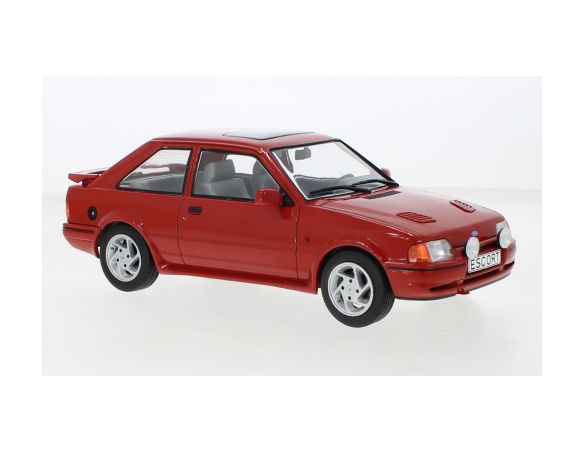 MODELCARGROUP MCG18273 FORD ESCORT MK IV RS TURBO S2 1990 RED 1:18 Modellino