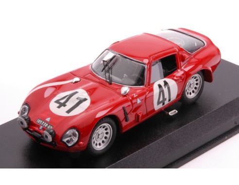 BEST MODEL BT9174D ALFA ROMEO TZ2 N.41 RETIRED LM 1965 R.BUSSINELLO-J.ROLLAND 1:43 Modellino