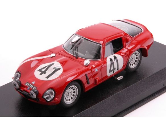 BEST MODEL BT9174D ALFA ROMEO TZ2 N.41 RETIRED LM 1965 R.BUSSINELLO-J.ROLLAND 1:43 Modellino