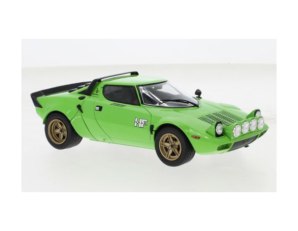 WHITEBOX WB124158 LANCIA STRATOS HF 1975 LIGHT GREEN 1:24 Modellino