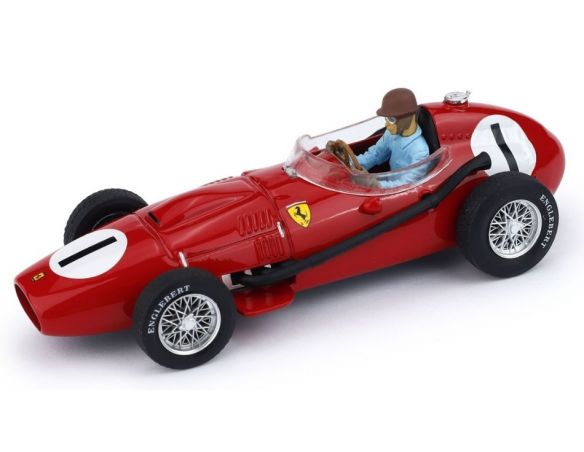 BRUMM BM0069CH FERRARI 246 F1 N.1 WINNER GR.BRITAIN GP 1958 PETER COLLINS W/PILOTE 1:43 Modellino