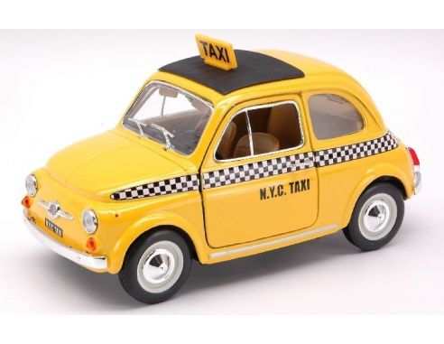 Bburago BU22105 FIAT 500 1965 NEW YORK CITY TAXI 1:24 Modellino