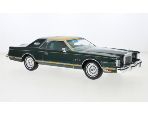 MODELCARGROUP MCG18404 LINCOLN CONTINENTAL MARK V 1978 MET.DARK GREEN 1:18 Modellino
