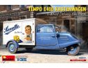 MINIART MIN38047 TEMPO E400 KASTENWAGEN 3-WHEEL DELIVERY BOX TRACK KIT 1:35 Modellino