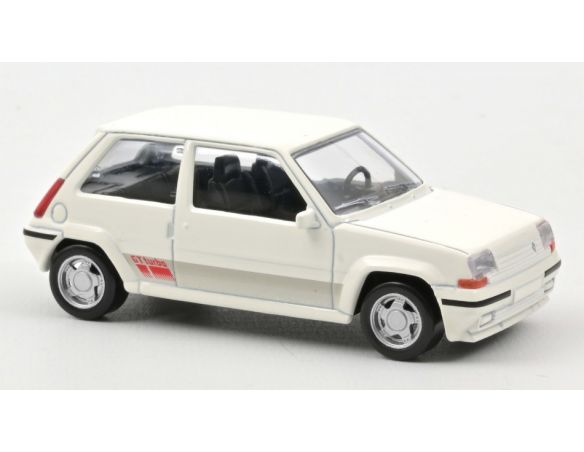 NOREV NV510538 RENAULT SUPERCINQ GT TURBO PH II 1988 WHITE JET CAR 1:43 Modellino