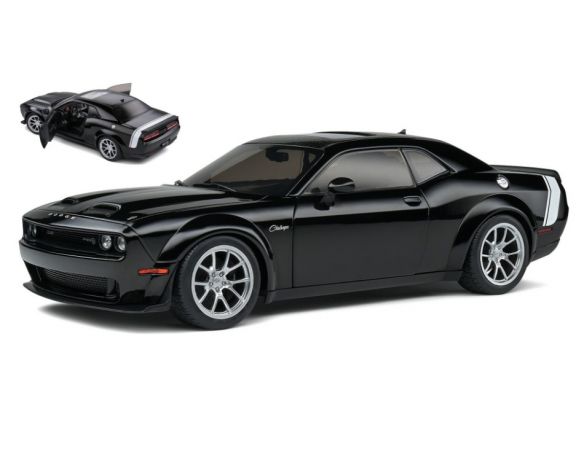 SOLIDO SL1805709 DODGE CHALLENGER SRT HELLCAT REDEYE WIDEBODY 2023 BLACK GHOST 1:18 Modellino