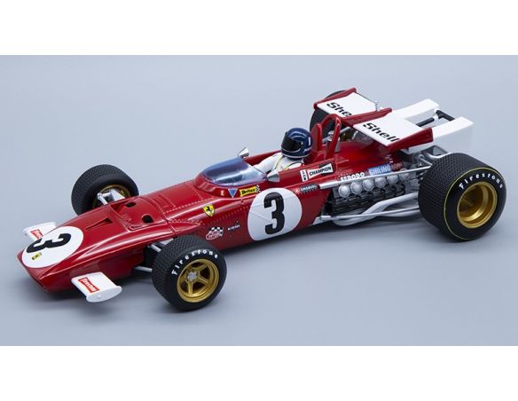 TECNOMODEL TMD18064D FERARI 312B N.3 WINNER GP MEXICO 1970 J.ICKX W/DRIVER 1:18 Modellino