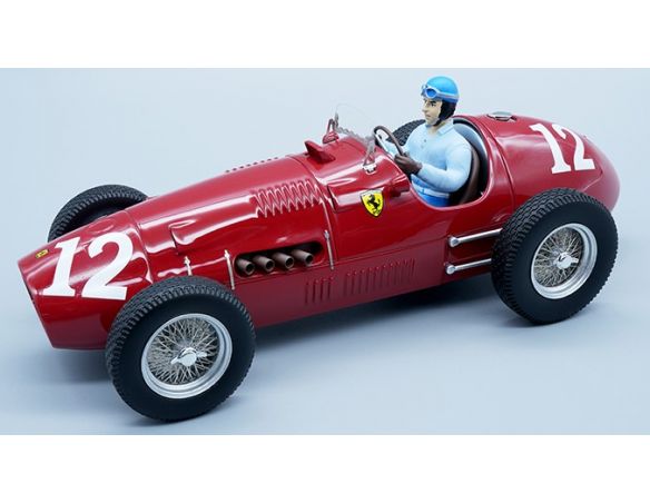 TECNOMODEL TMD18066A FERRARI 500 F2 N.12 WINNER GP MONZA 1952 A.ASCARI W/DRIVER 1:18 Modellino