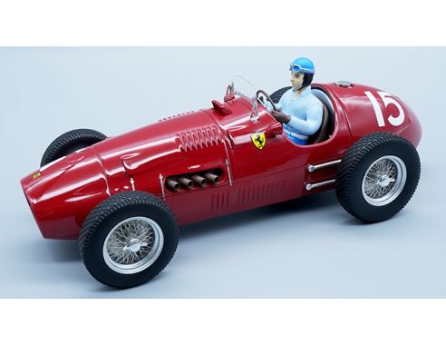TECNOMODEL TMD18066B FERRARI 500 F2 N.15 WINNER GP ENGLAND 1952 A.ASCARI W/DRIVER 1:18 Modellino