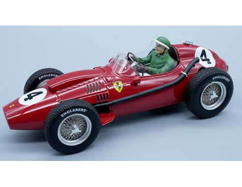 TECNOMODEL TMD18116C FERRARI DINO 246 F1 N.4 WINN.FRANCE GP 1958 M.HAWTHORN W/DRIVER 1:18 Modellino