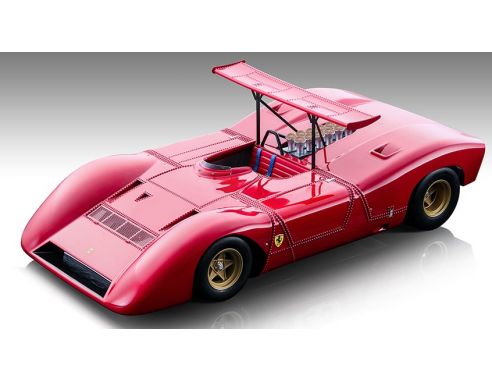 TECNOMODEL TMD18250A FERRARI 612 CAN-AM PRESS VERSION 1968 RED 1:18 Modellino