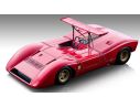TECNOMODEL TMD18250A FERRARI 612 CAN-AM PRESS VERSION 1968 RED 1:18 Modellino