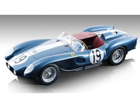 TECNOMODEL TMD18254E FERRARI 250 TR PONTOON-FENDER N.19 LE MANS 1958 MARTIN/TAVANO 1:18 Modellino