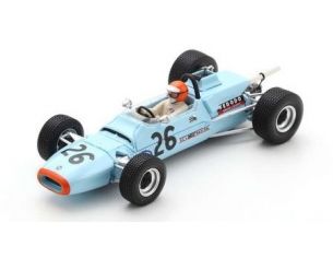 SPARK MODEL SF288 MATRA MS5 N.26 WINNER MONTHLERY F3 1968 J.P.JABOUILLE 1:43 Modellino