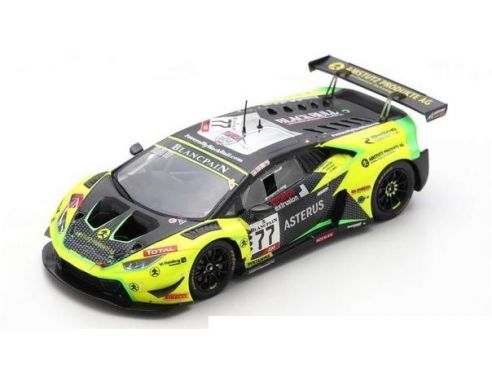 SPARK MODEL SB319 LAMBORGHINI HURACA GT3 EVO N.77 24 H SPA 2019 ABRA-AMSTUTZ-KUJALA-MACHIT Modellino