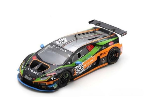 SPARK MODEL SB322 LAMBORGHINI HURACAN GT3 N.555 24 H SPA 2019 BERETTA-PROTO-ALTOE-MENCHACA Modellino