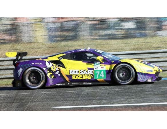 LOOKSMART LS18LM033 FERRARI 488 GTE EVO N.74 RILEY M. LM 2022 FRAGA/BIRD/VAN GISBERGEN 1:18 Modellino