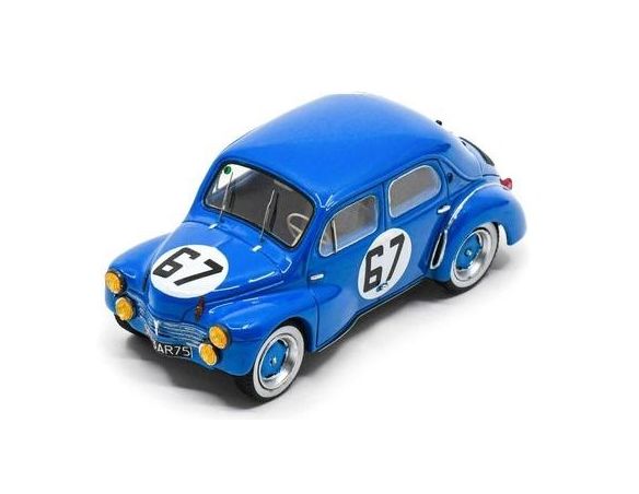 SPARK MODEL S5222 RENAULT 4CV 1063 N.67 LM 1952 J.REDLE' G.LAPCHIN 1:43 Modellino