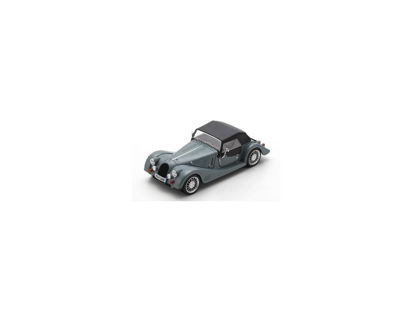 Schuco 1:43 Morgan Plus Six Closed Top plata 450925200 modelo coche