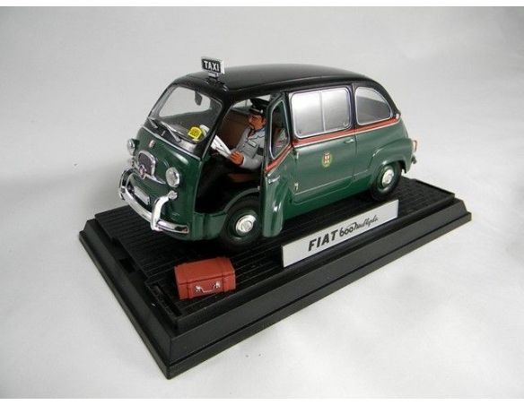 Miniminiera T74301 FIAT 600 MULTIPLA TAXI MILANO 1/18 Modellino